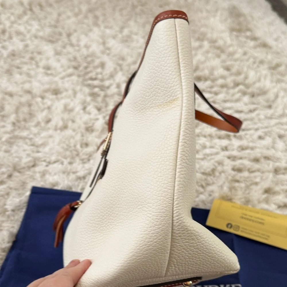 Dooney & Bourke Tan and Brown Tote Bag - Picture 5 of 9